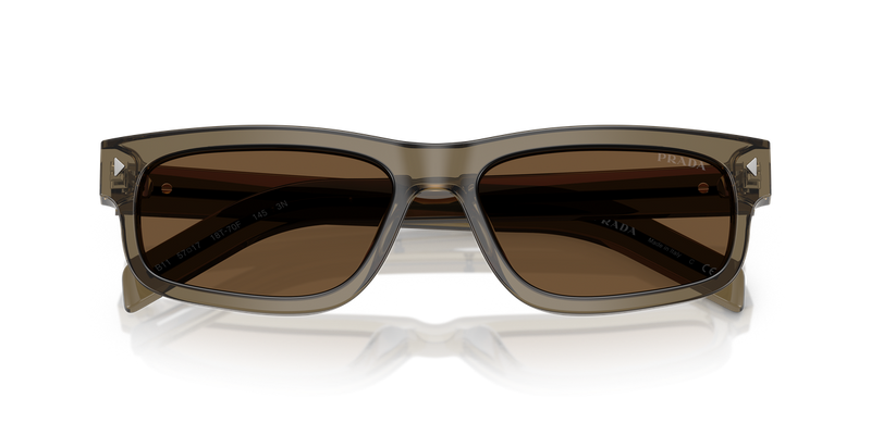 Prada PR B11S in Transparent Terra / Dark Brown (18T70F) - Alternate View