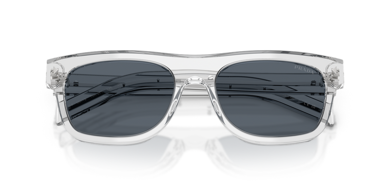 Prada PR B12SF in Transparent Grey - Side View