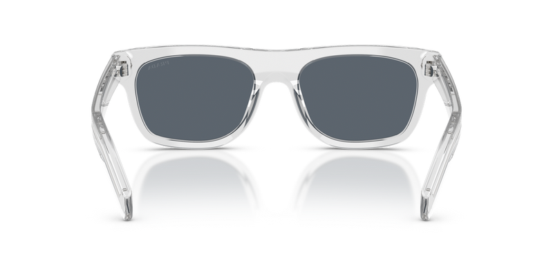 Prada PR B12SF in Transparent Grey - Temple Detail