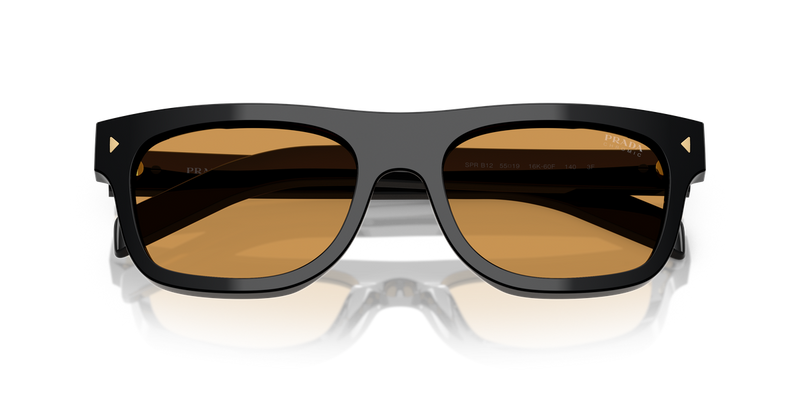 Prada PR B12S in Black / Brown (16K60F) - Alternate View