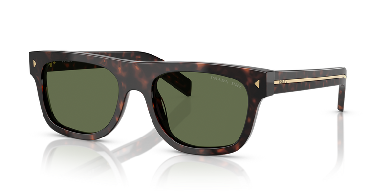 Prada PR B12S in Root Tortoise / Polarized Green (17N20G) - Alternate View