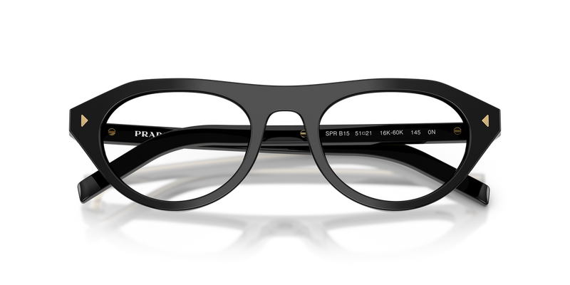 Prada PR B15S in Black / Blue-Violet Light Filter (16K60K) - Side View