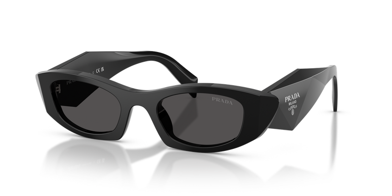 Prada PR B16SF in Black / Dark Grey (16K08Z) - Front View