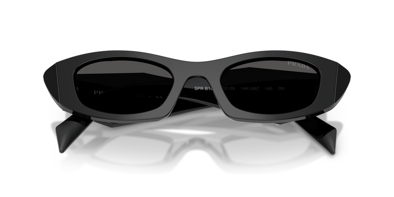 Prada PR B16SF in Black / Dark Grey (16K08Z) - Side View
