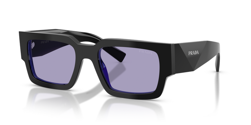Prada PR B17S in Black/Purple / Violet (16K01O) - Front View