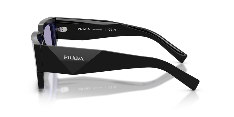 Prada PR B17S in Black/Purple / Violet (16K01O) - Back View
