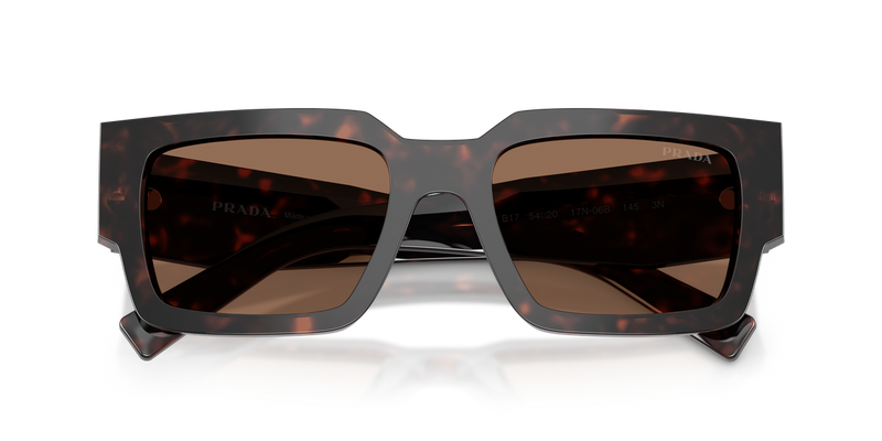 Prada PR B17S in Root Tortoise / Dark Brown (17N06B) - Alternate View