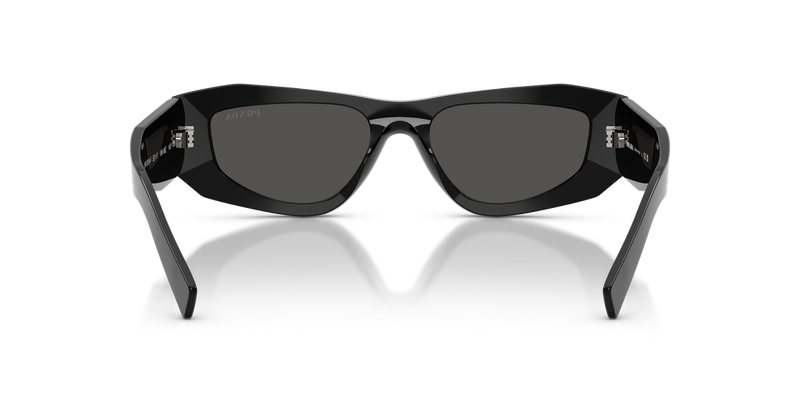 Prada PR B19SF in Black / Dark Grey (16K08Z) - Temple Detail