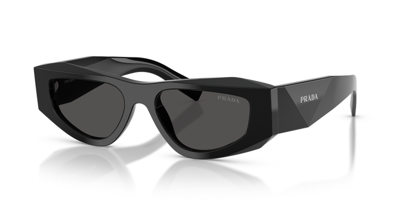 Prada PR B19S in Black / Dark Grey (16K08Z) - Front View