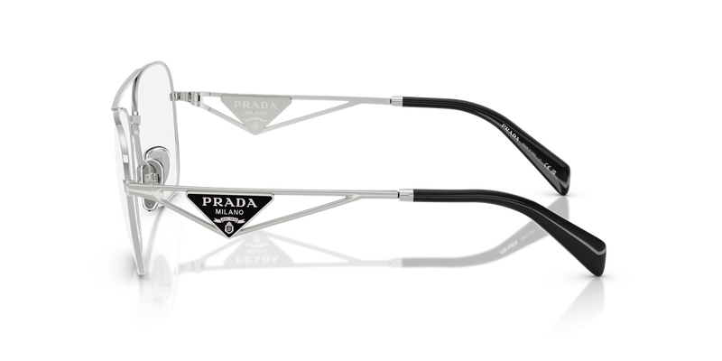 Prada PR B50V in Silver / Demo Lens (1BC1O1) - Back View