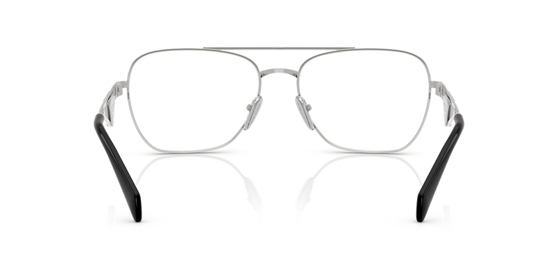 Prada PR B50V in Silver / Demo Lens (1BC1O1) - Temple Detail