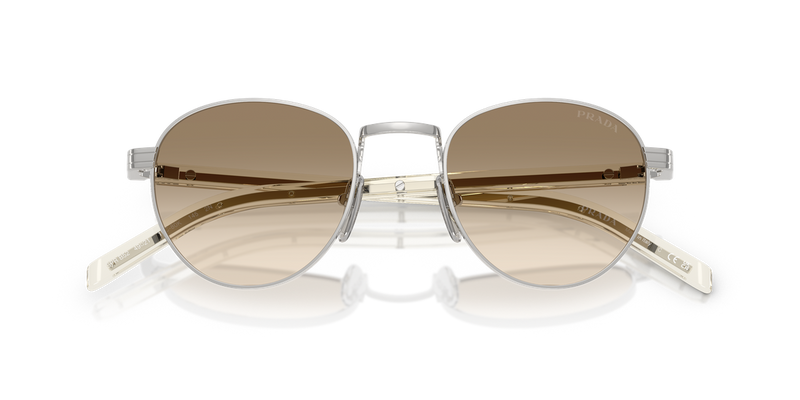 Prada PR B52S in Silver - Side View