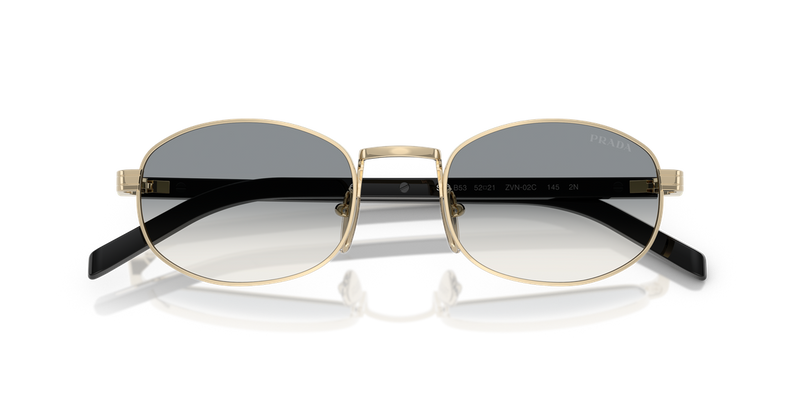 Prada PR B53S in Pale Gold / Grey Gradient (ZVN02C) - Alternate View