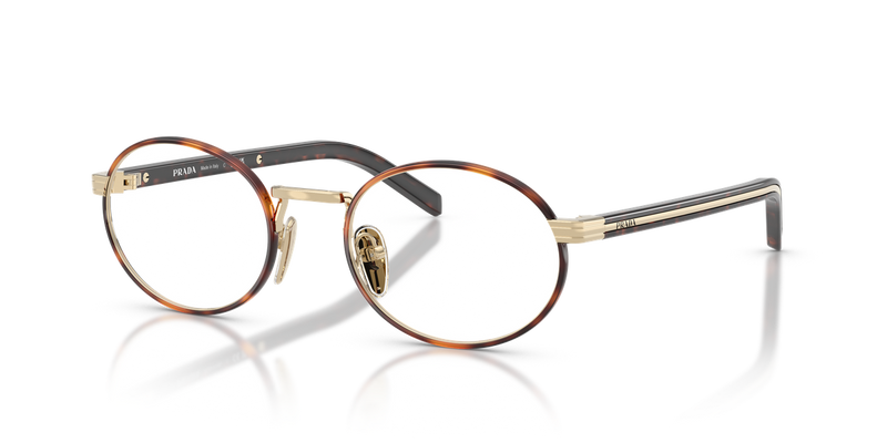 Prada PR B55V in Pale Gold/Root Tortoise / Demo Lens (21E1O1) - Alternate View