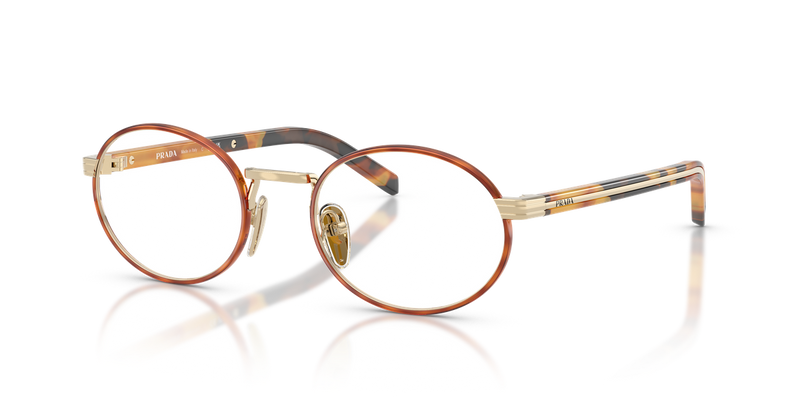 Prada PR B55V in Pale Gold/Honey Havana / Demo Lens (22E1O1) - Alternate View
