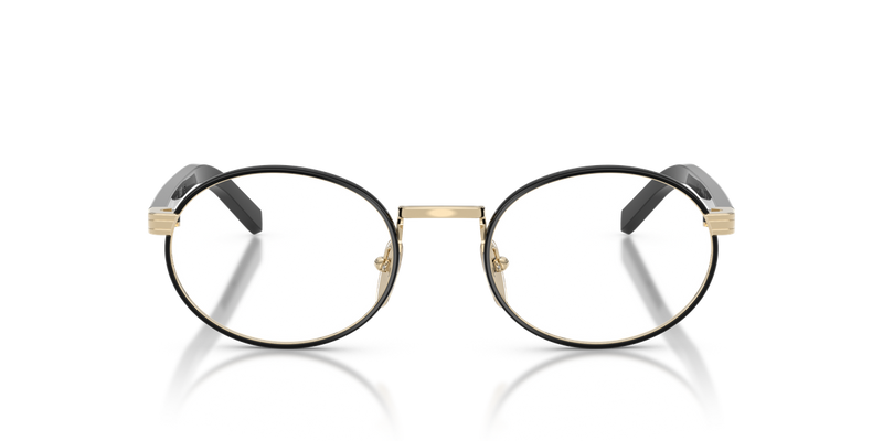 Prada PR B55V in Pale Gold/Black / Demo Lens (AAV1O1) - Alternate View