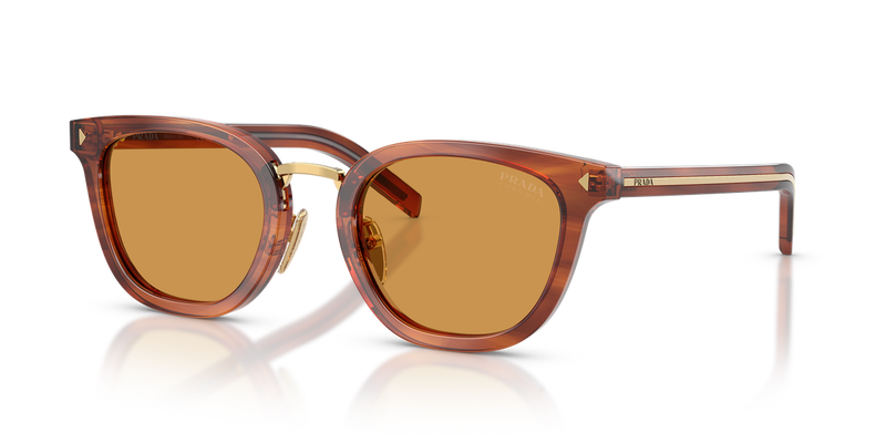 Prada PR C01SD in Havana Cognac / Photogrey Extra Yellow (27F60F) - Alternate View