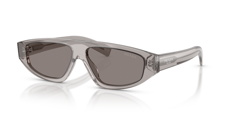 Prada PR C02SF in Grey Transparent / Dark Grey (10J80Q) - Front View