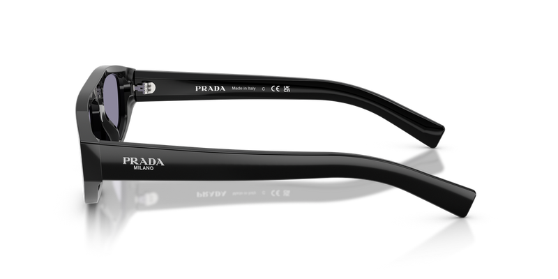 Prada PR C02SF in Black / Violet Mirror Internal Silver (16K50B) - Alternate View