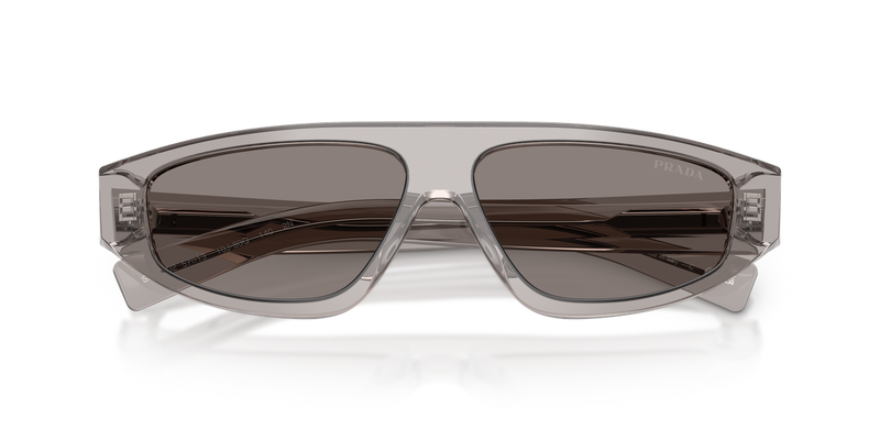 Prada PR C02S in Grey Transparent / Dark Grey (10J80Q) - Side View