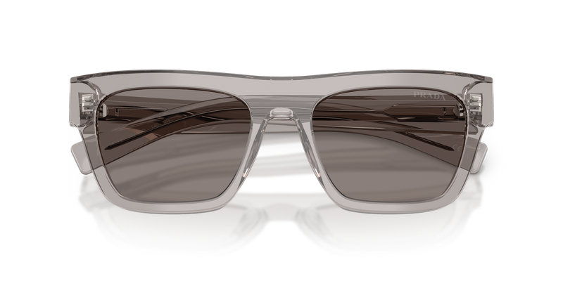 Prada PR C03S in Grey Transparent / Dark Grey (10J80Q) - Side View