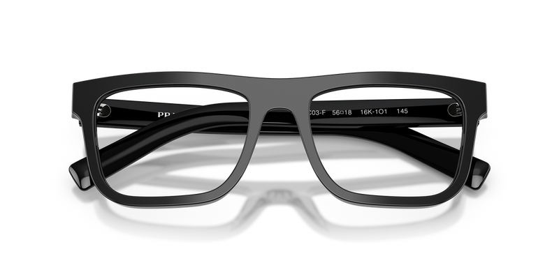 Prada PR C03VF in Black / Demo Lens (16K1O1) - Side View