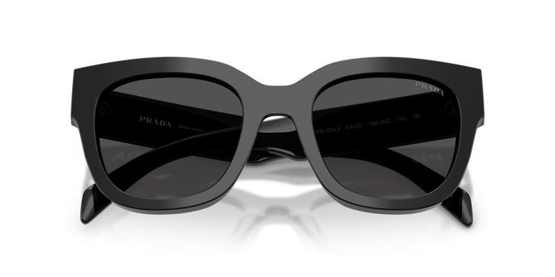 Prada PR C04SF in Black / Dark Grey (16K08Z) - Side View