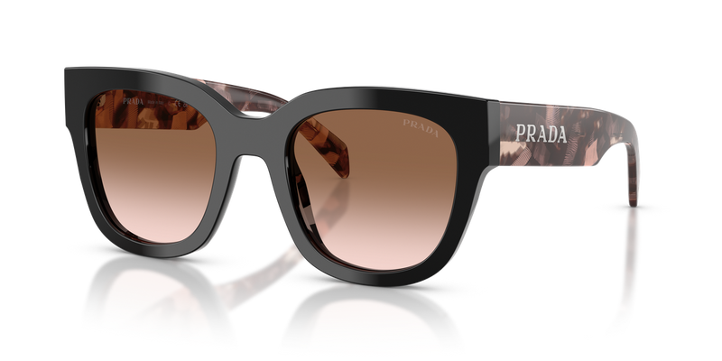 Prada PR C04SF in Black / Brown Gradient (28F90P) - Alternate View