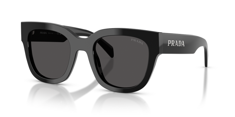 Prada PR C04S in Black / Dark Grey (16K08Z) - Front View