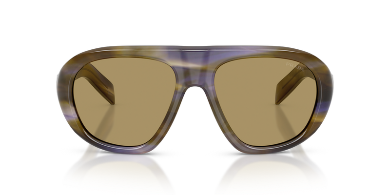 Prada PR C05SF in Striped Lagoon / Green Olive (23G70G) - Alternate View