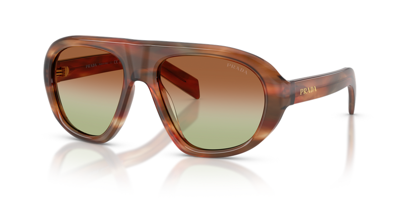 Prada PR C05SF in Striped Oak / Green/Brown (24G70T) - Alternate View