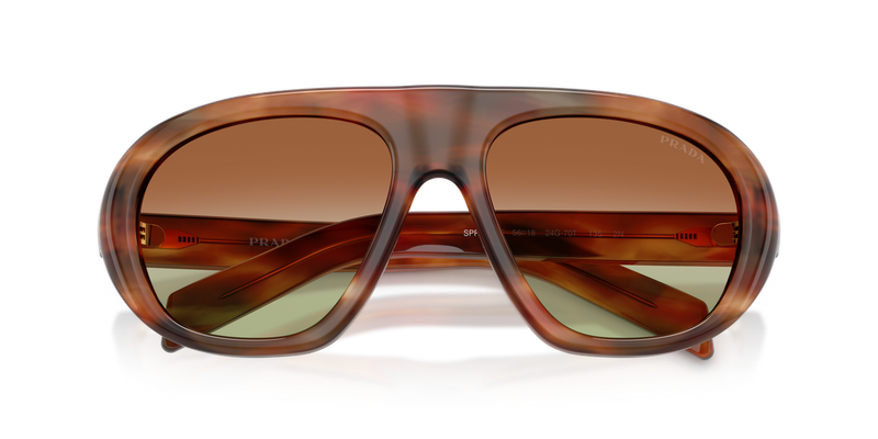 Prada PR C05SF in Striped Oak / Green/Brown (24G70T) - Alternate View
