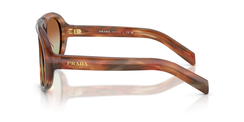 Prada PR C05SF in Striped Oak / Green/Brown (24G70T) - Alternate View
