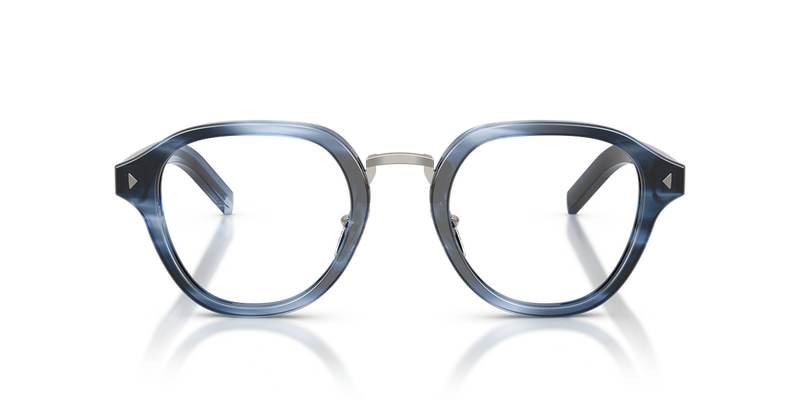 Prada PR C05V in Striped Blue / Demo Lens (26F1O1) - Alternate View