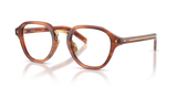 Striped Cognac / Demo Lens (27F1O1)