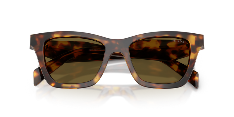 Prada PR C07S in Honey Tortoise / Dark Brown (14L09Z) - Side View