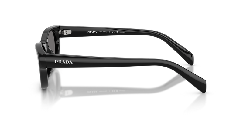 Prada PR C08S in Black / Dark Grey Polarized (16K90T) - Alternate View