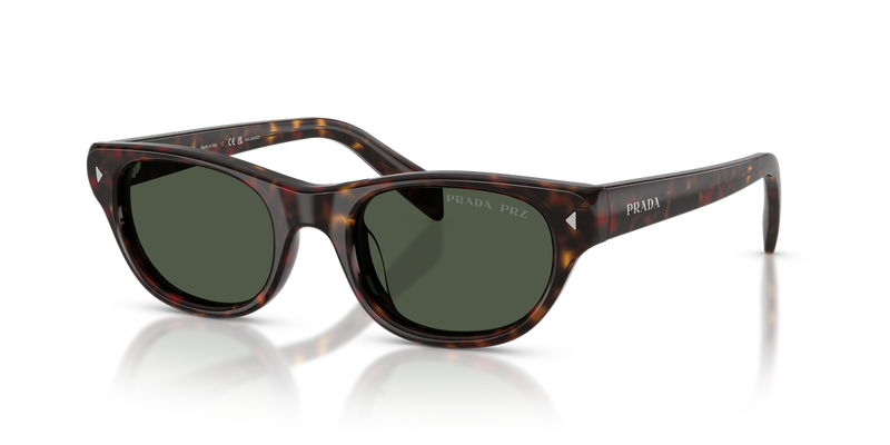 Prada PR C08S in Havana / Dark Grey Polarized (17N90V) - Alternate View