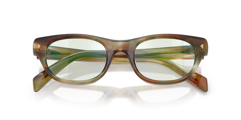 Prada PR C08S in Striped Fall / Champagne Flash Bio (27J20X) - Alternate View