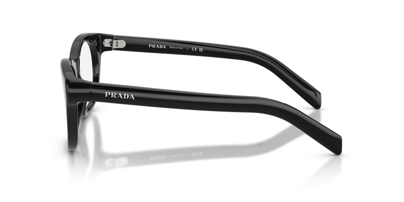 Prada PR C13V in Black / Demo Lens (16K1O1) - Back View