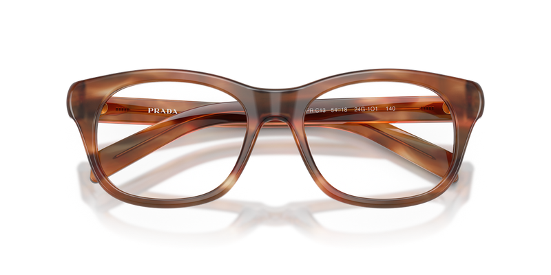 Prada PR C13V in Striped Oak / Demo Lens (24G1O1) - Alternate View