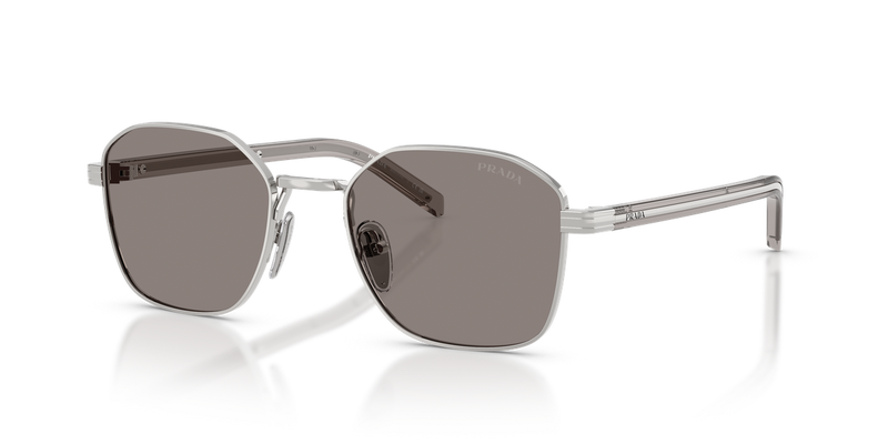 Prada PR C50S in Silver / Dark Grey (1BC80Q) - Front View