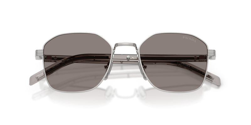 Prada PR C50S in Silver / Dark Grey (1BC80Q) - Side View