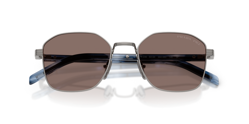 Prada PR C50S in Gunmetal / Polarized Light Brown (5AV05C) - Alternate View