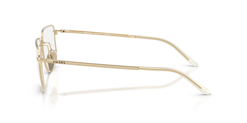 Prada PR C52V in Pale Gold / Demo Lens (ZVN1O1) - Alternate View