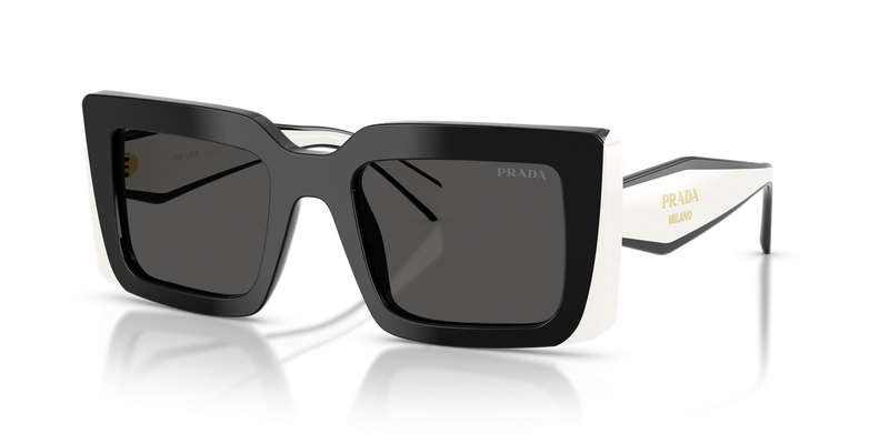 Prada PR D01SF in Black / Dark Grey (20G08Z) - Alternate View