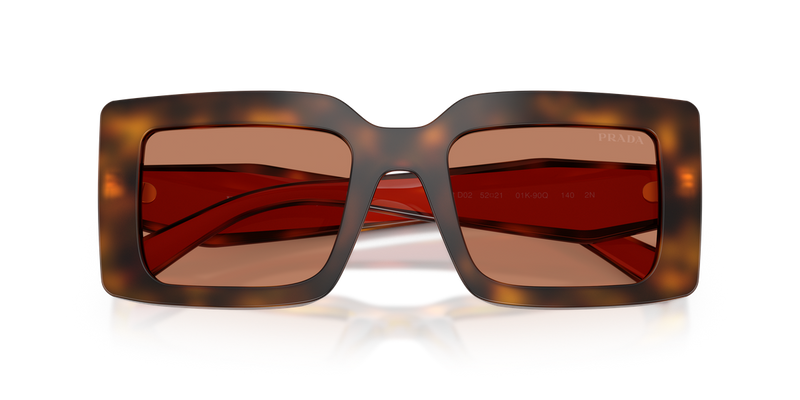 Prada PR D01S in Juniper Tortoise/Cotto / Brown (01K90Q) - Alternate View