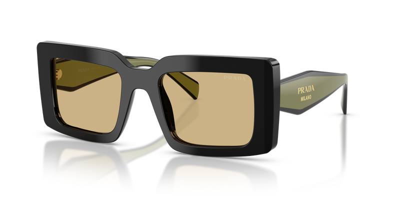Prada PR D01S in Black / Yellow (03K10R) - Alternate View