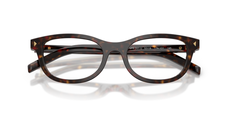 Prada PR D01VU in Root Havana / Demo Lens (17N1O1) - Alternate View