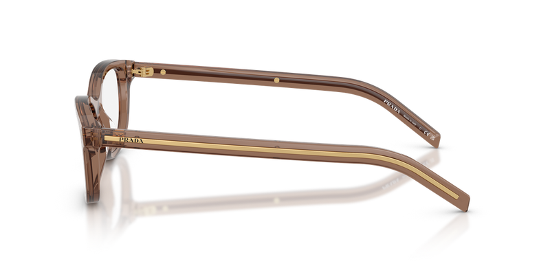 Prada PR D01VU in Transparent Clay / Demo Lens (28I1O1) - Alternate View